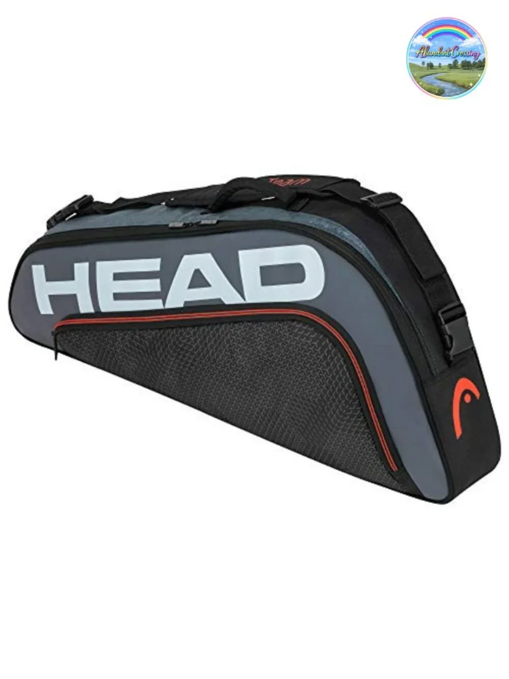 Tennis Racquet Bag Holds 3 Rackets Equipment Duffle Adjustable Straps